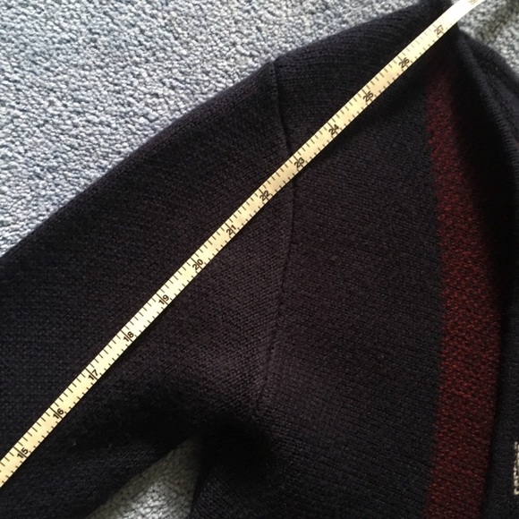 Primark Cardigan. Open Front. Navy & Maroon. NWOT - Picture 10 of 15